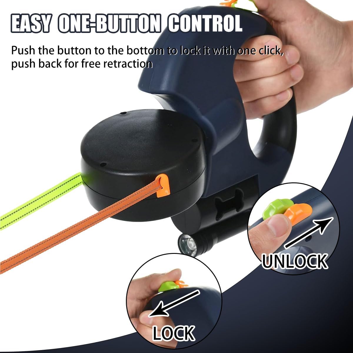 My Waggi Dual Retractable Leash